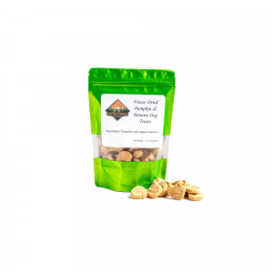 Freeze Dried Pumpkin and Banana Dog Treats